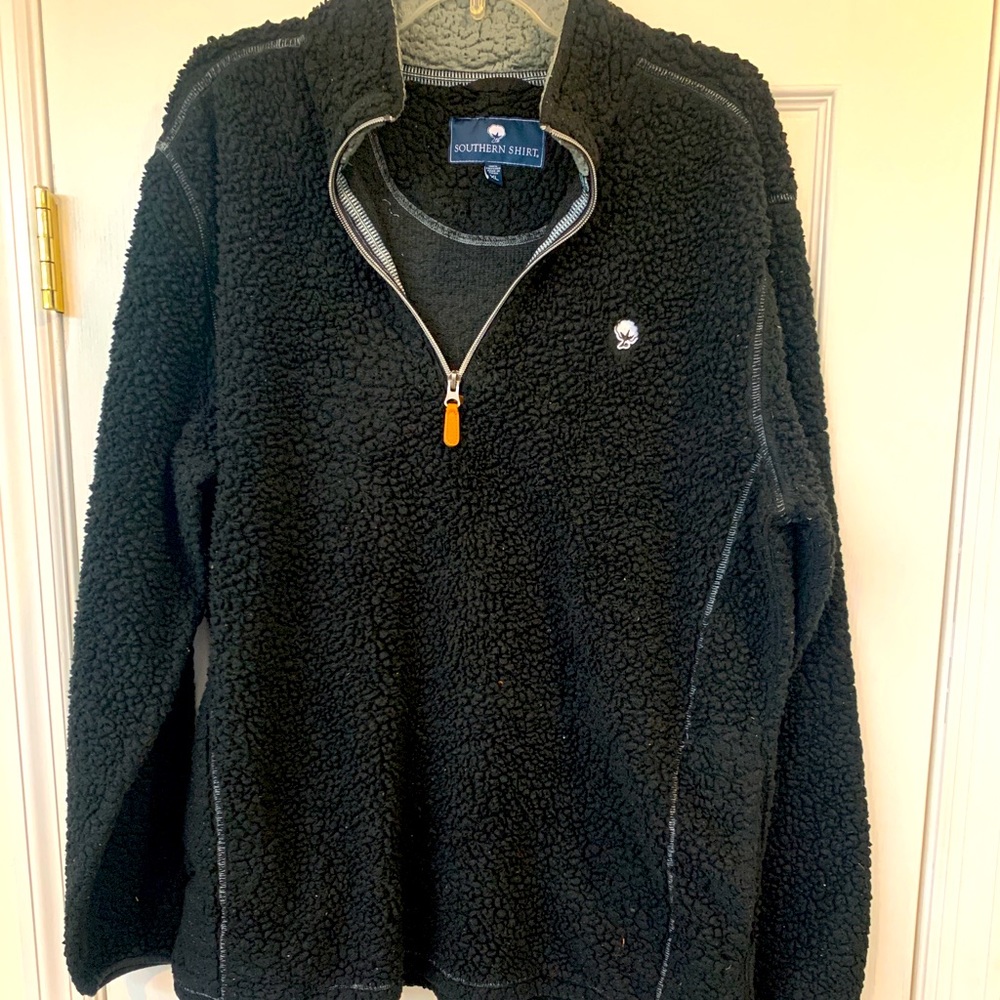 Men’s Southern Shirt quarter zip sherpa
